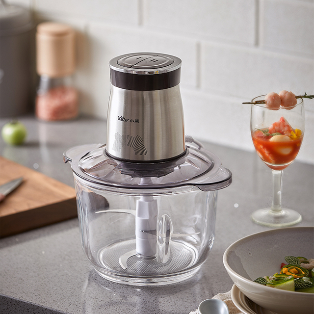 Bear เครื่องบดสับเนื้ออาหารขนาดเล็ก 