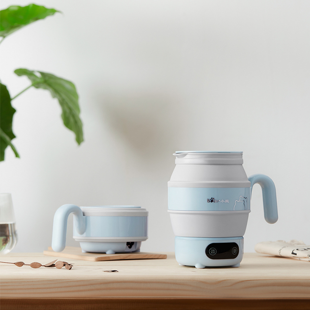 Bear กาต้มน้ำไฟฟ้าแบบพับได้แบบพกพา