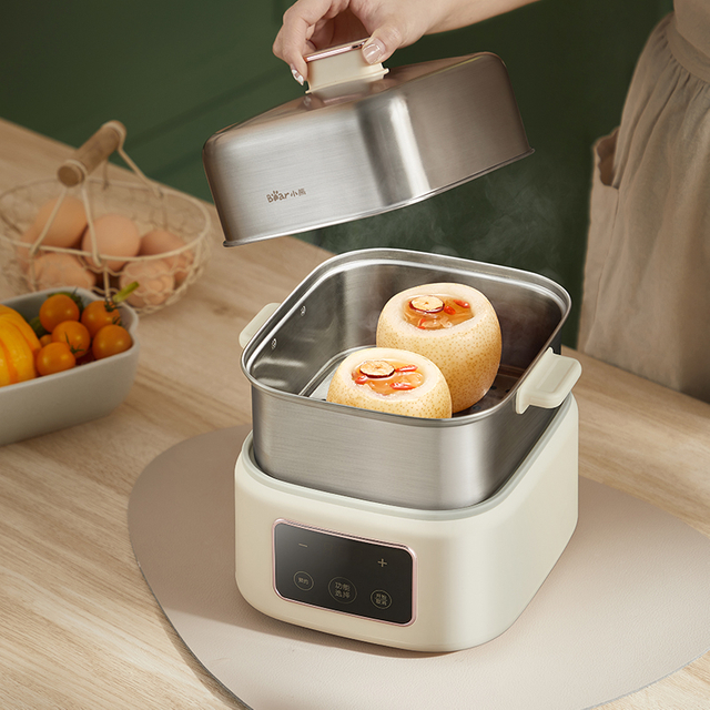 หม้อนึ่งอาหาร 4L พร้อมหม้อตุ๋น